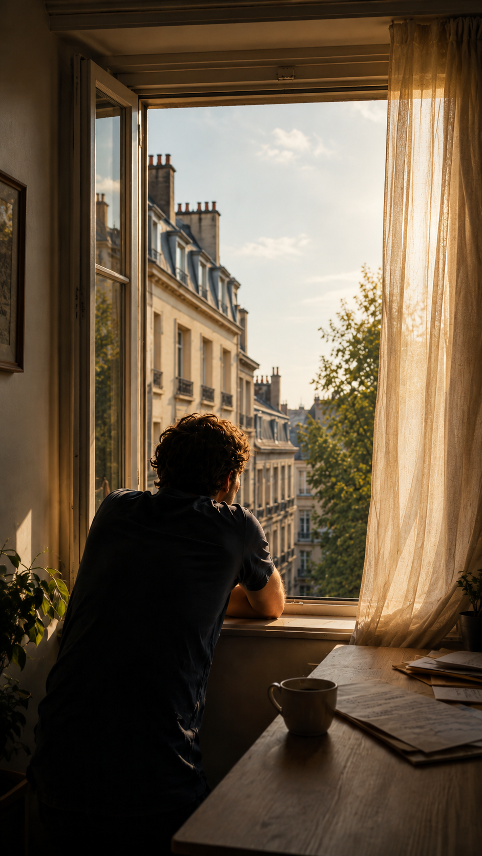 Illustration J’ai laissé la fenêtre ouverte