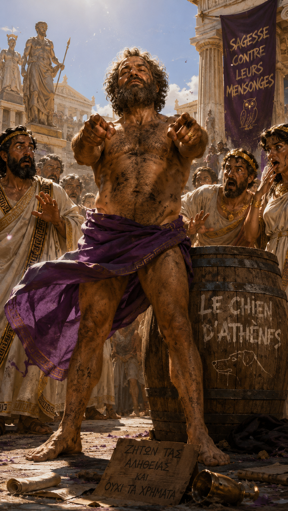 Illustration Le Chien d’Athènes