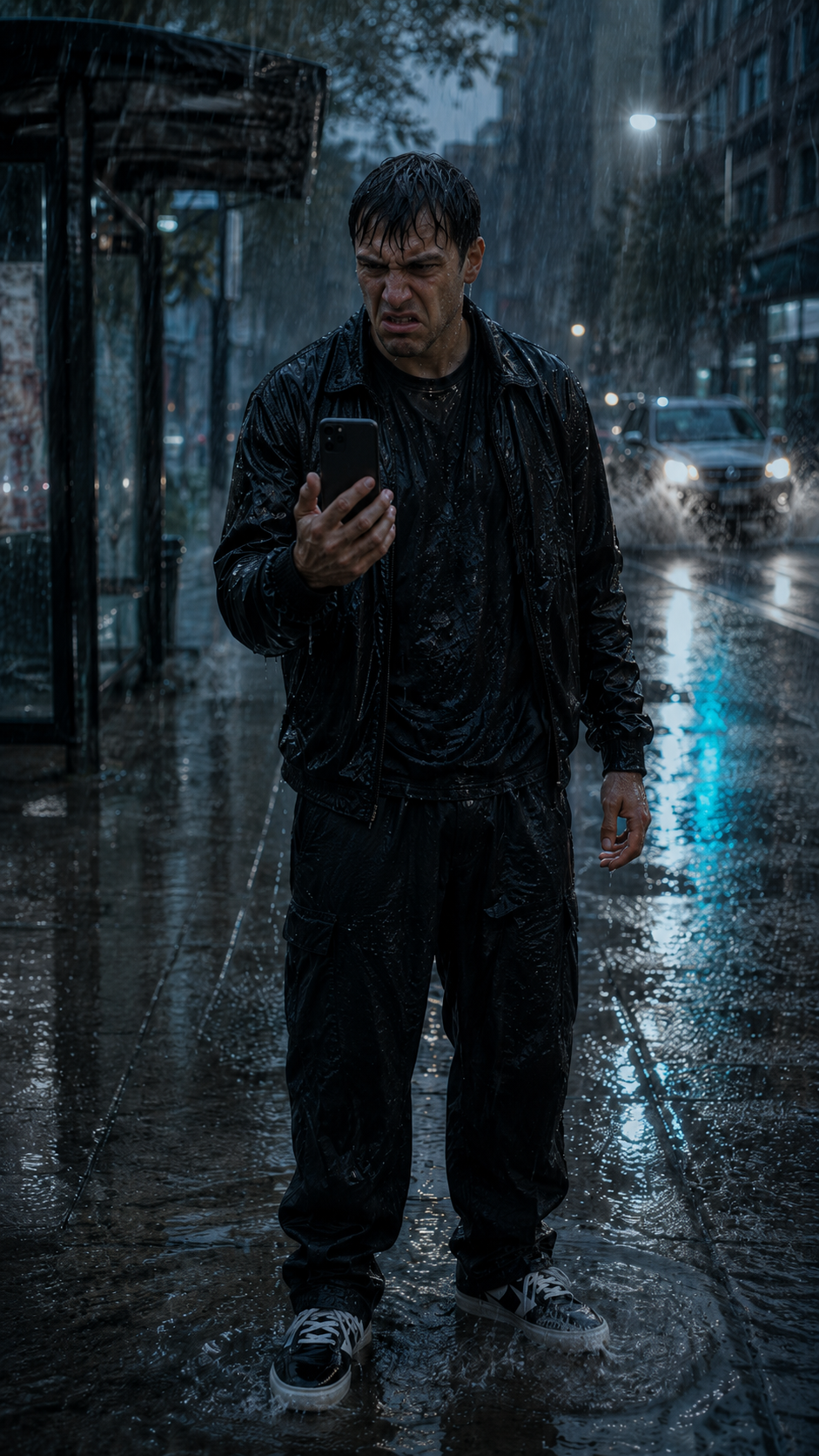 Illustration Y’en a marre de la pluie